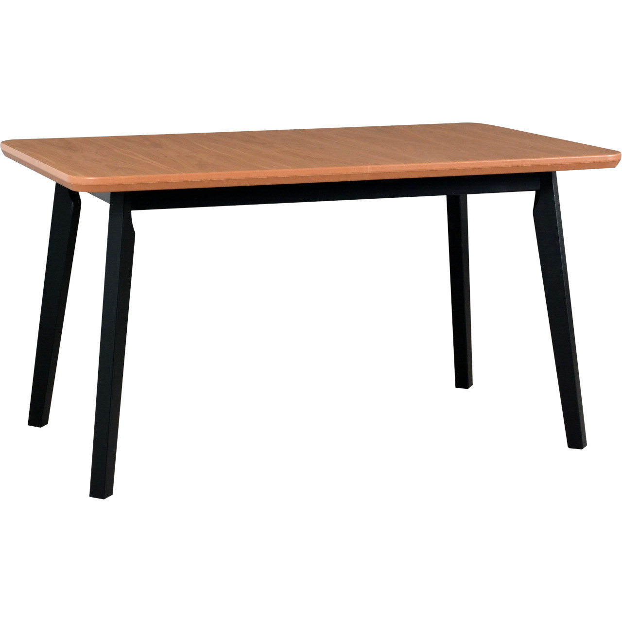 Tisch OSLO 8 90x160/200 Eichenfurnier / schwarz
