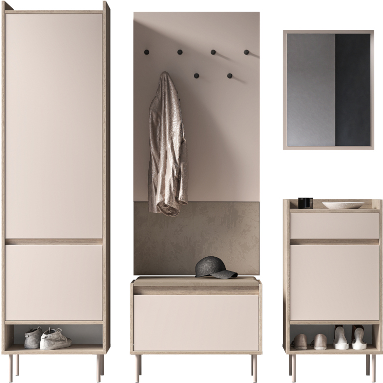 fleur 1 Kleiderschrank cremona terracotta Kaschmir