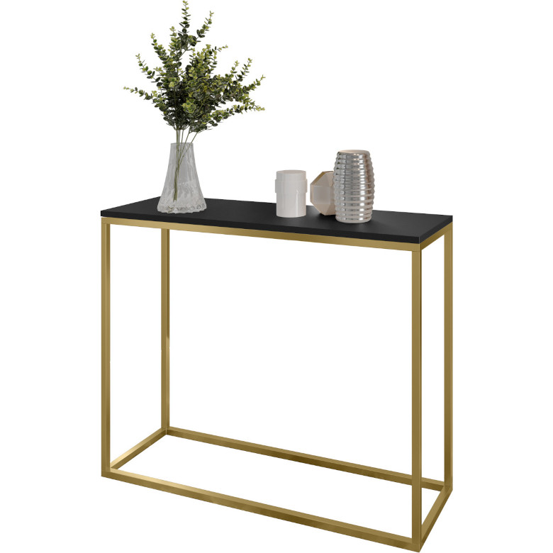 Aramis Konsole 80 cm Gold Schwarz