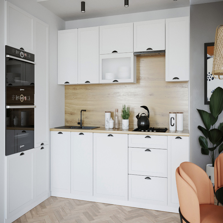 Küchen-Adeline 1 weiß