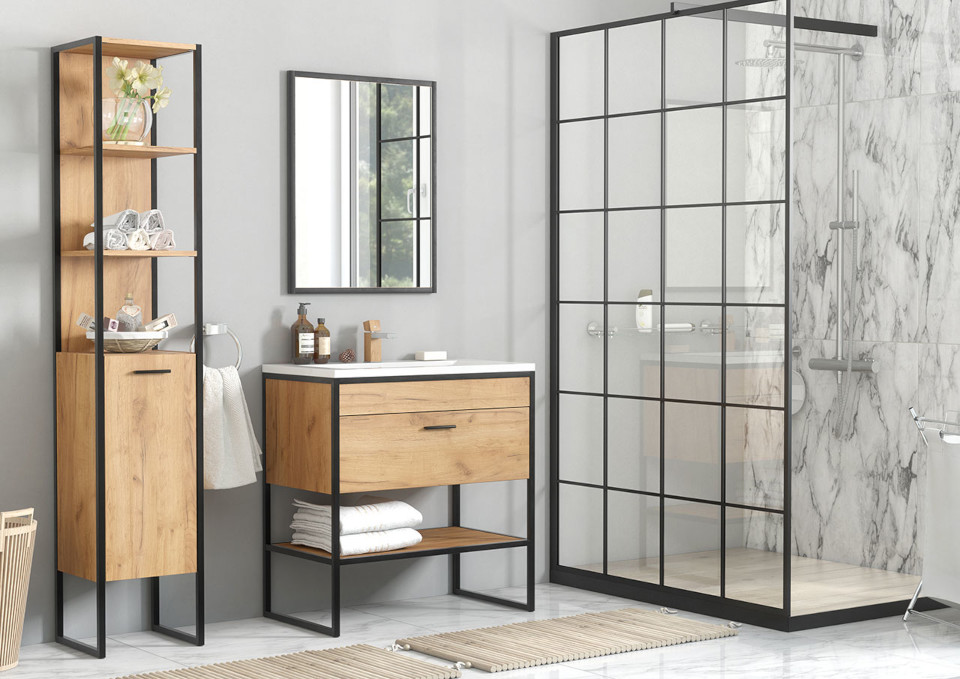 Badezimmer Hügel 1 goldene Eiche