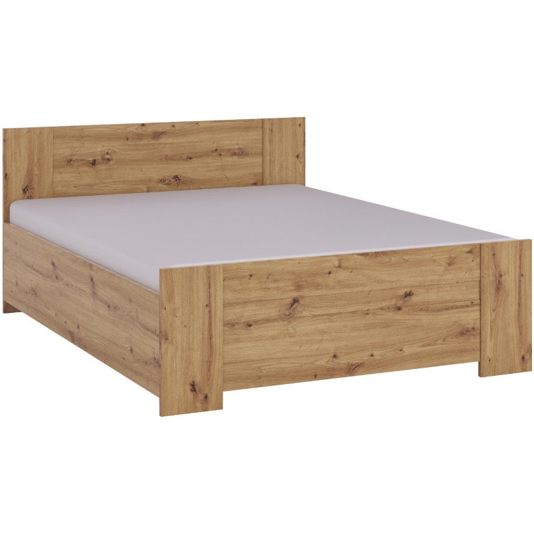 Bett mit Stauraum 160 200 boney bo02 Eiche Artisan