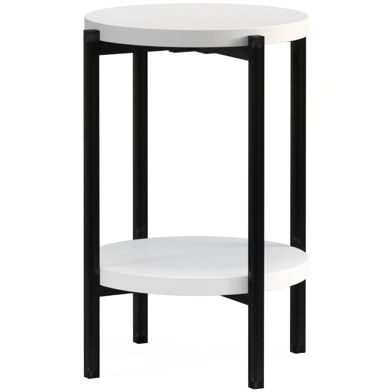 Epsion D Couchtisch, mattweiß