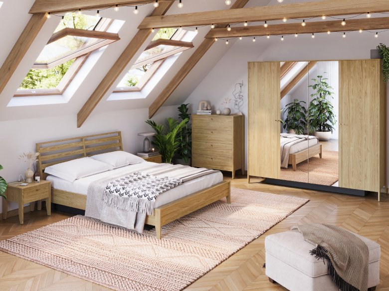 gemütliches Schlafzimmer 1, geölte Eiche