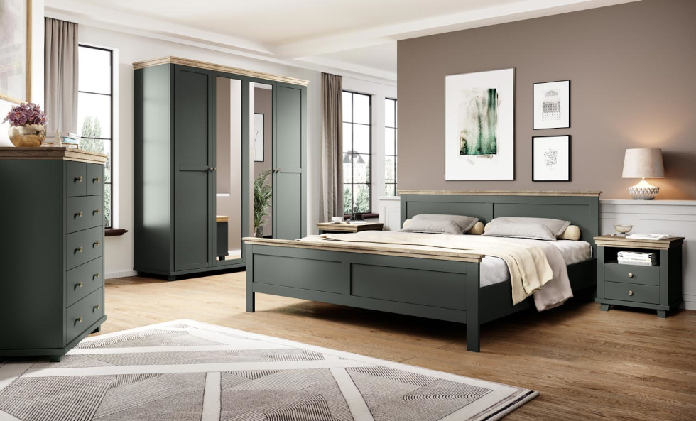 Tevora Schlafzimmer 1 grüne Eiche Lefkas