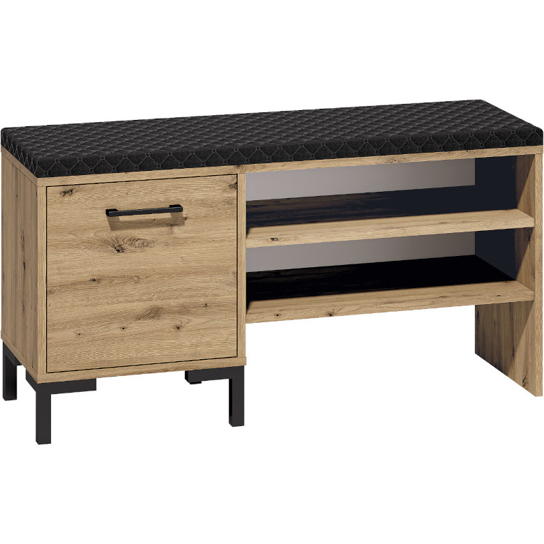 Schuhschrank mit Sitzbank Mevia 05 Eiche Artisan