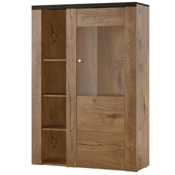 Vitrine LORAN LO44 lefkas eiche / touchwood