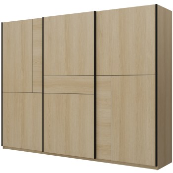 Schwebetürenschrank 270 UBEC 69 – Lindberg-Eiche