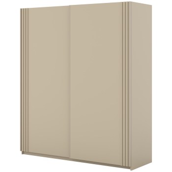 Schwebetürenschrank 180 IVAN 16 – Hellbeige