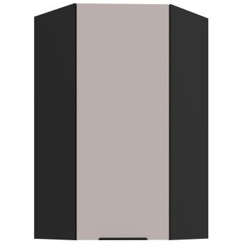 Hängeschrank 60 SILVIA 66 schwarz / kaschmir