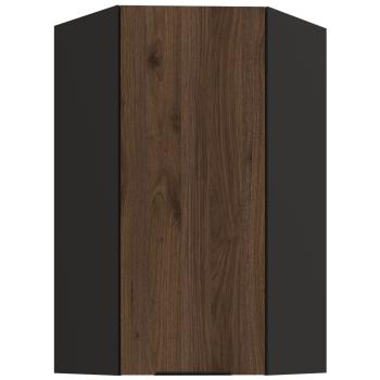 Hängeschrank 60 SILVIA 66 schwarz / okapi eiche